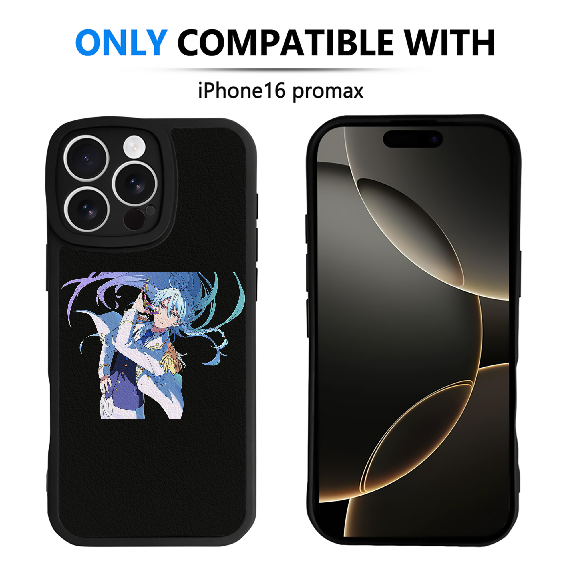 （画像用） あんさんぶるスターズ! Ensemble Stars 【iPhone 16シリーズ対応】シリコンスマホケース（レザー調） 材質：シリコン